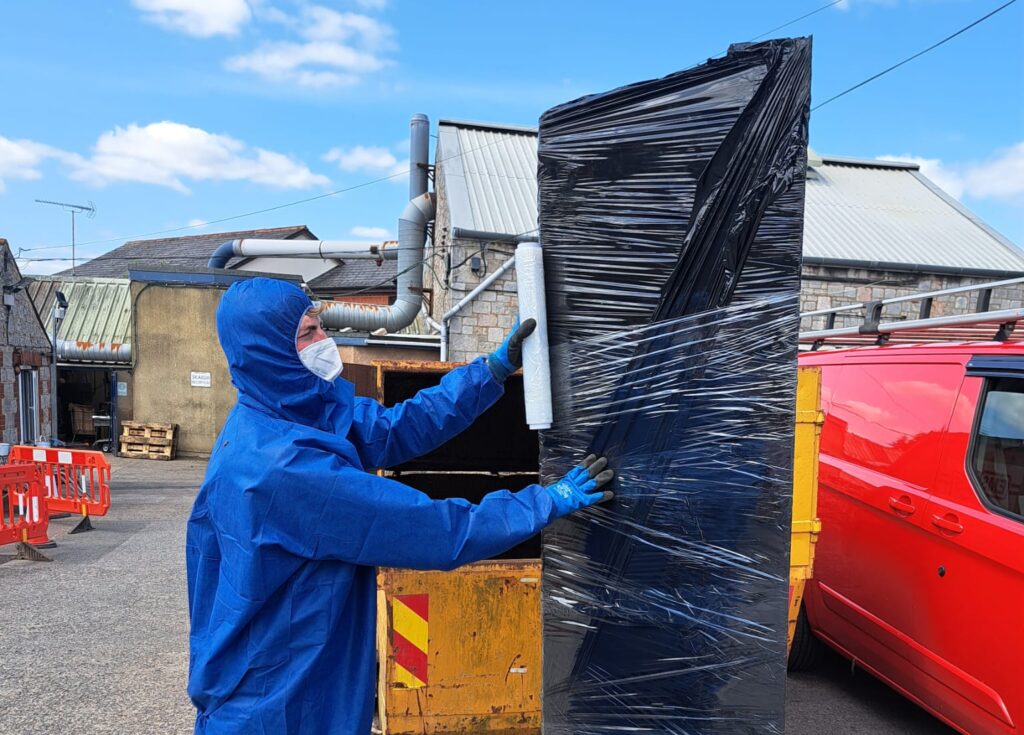Home Safety when removing asbestos from roofing
