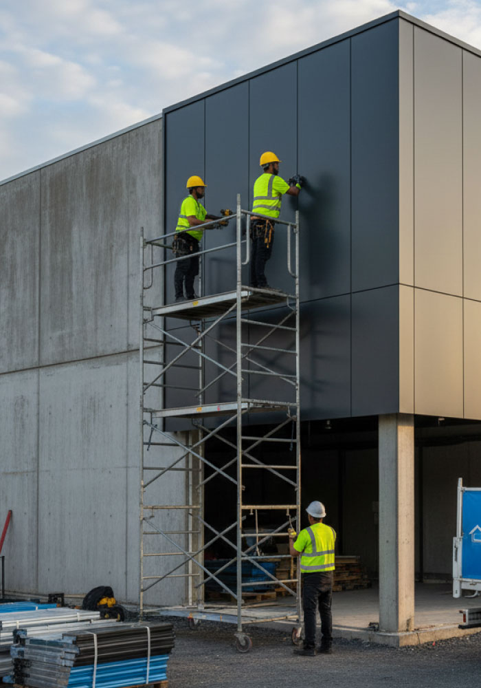 Commercial Guttering & Cladding Our Commercial Cladding Services