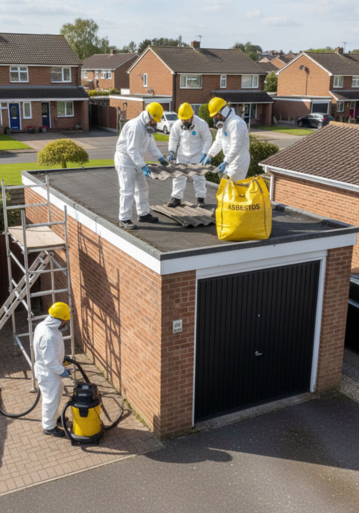 Asbestos Garage Roof Removal The Danger of Disturbed Garage Asbestos